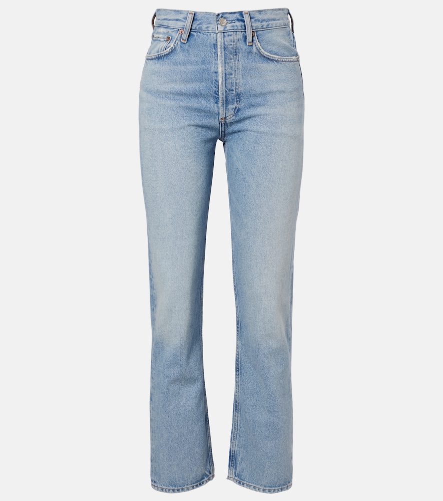 Agolde Women's Blue 90ÂS Pinch Waist Straight Jeans Size 34 - Mytheresa