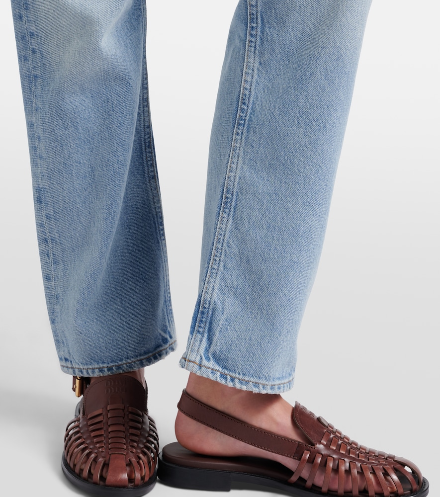 90'S Pinch Waist Straight Jeans