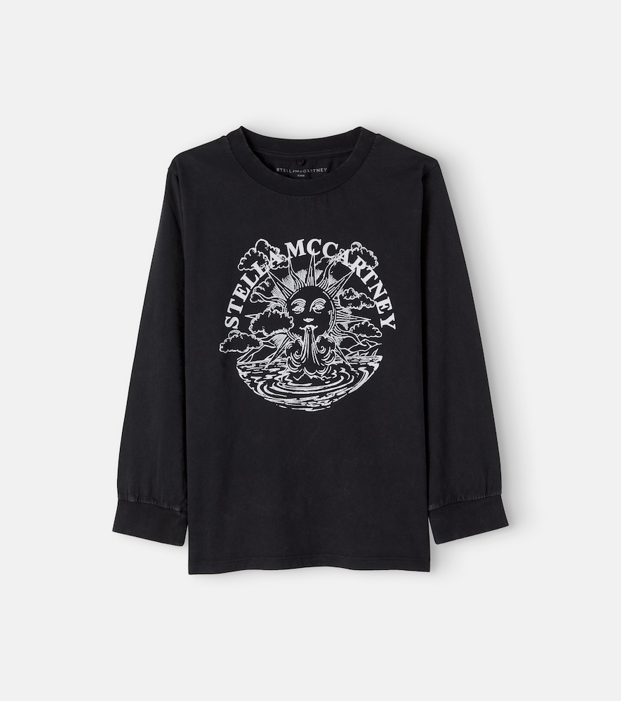 T-shirt in jersey di cotone con stampa