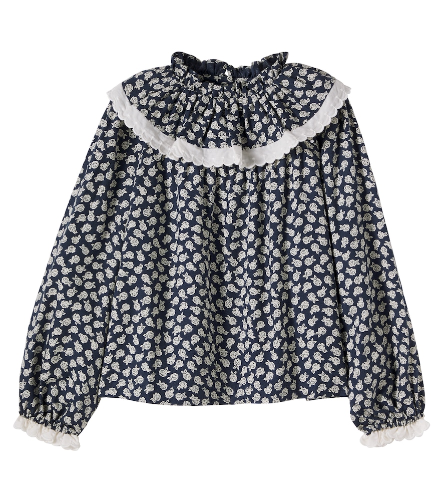 Blusa Fleckers in cotone con stampa floreale