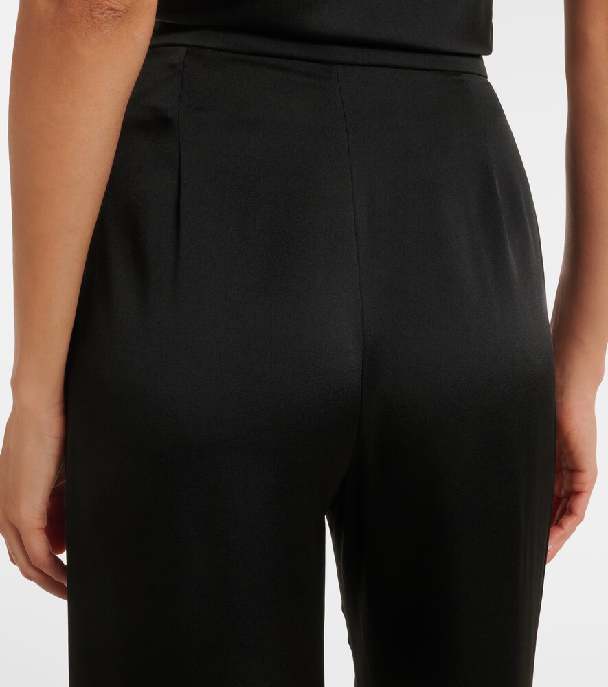  Max Mara Max Mara Crepe Satin Wide-leg Pants 