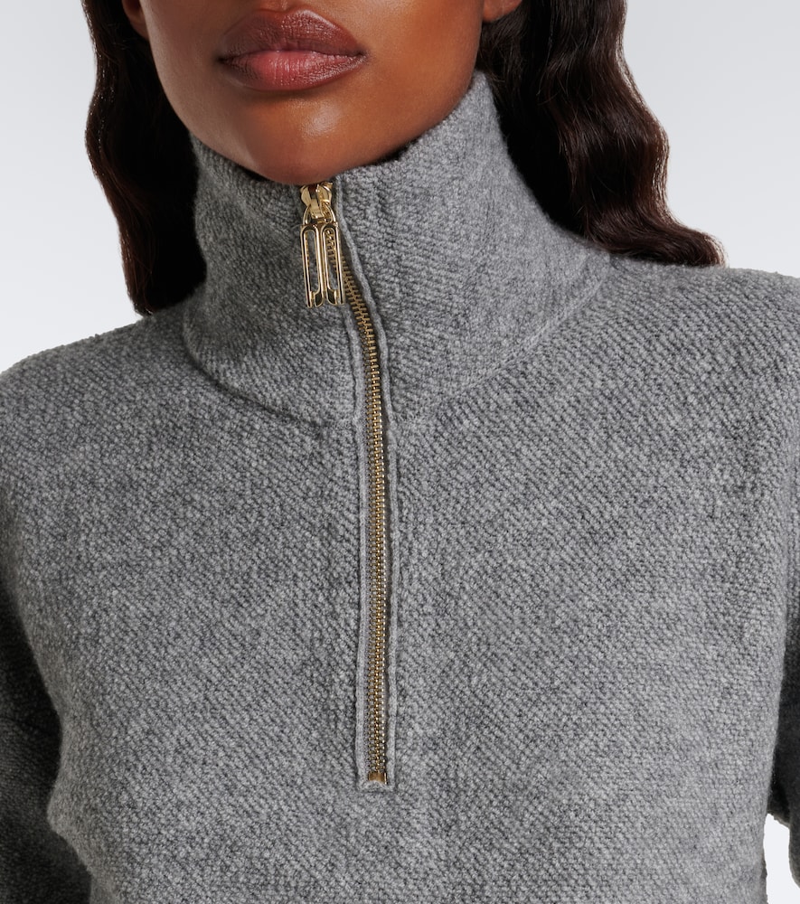And Cashmere Half-Zip Sweater