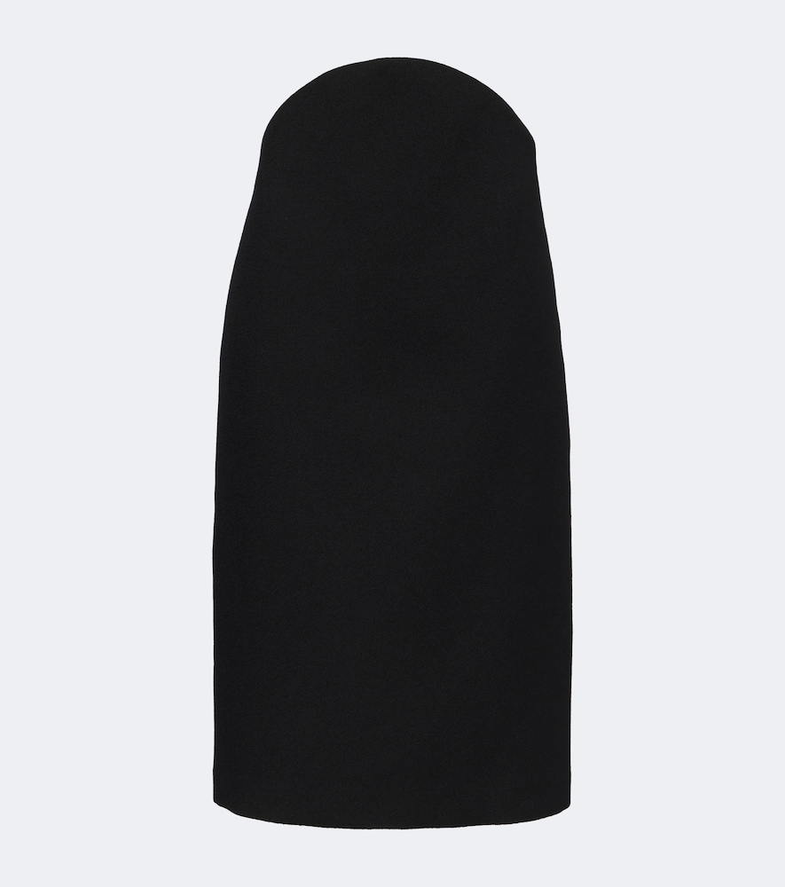 Jil Sander Women's Black Virgin Wool Midi Skirt UK Size 6 - Mytheresa - Image 1
