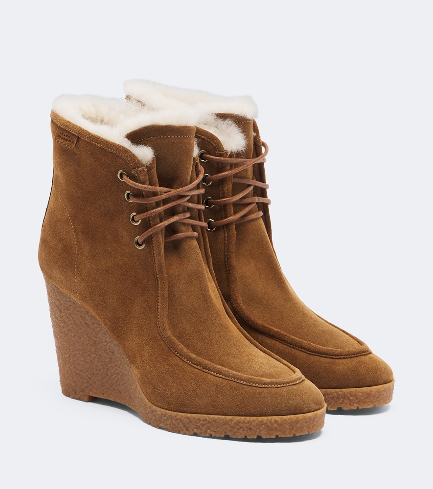 Ankle Boots Cylia aus Veloursleder