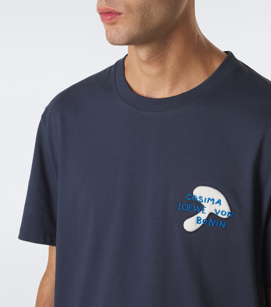 X Cosima Von Bonin Logo Cotton Jersey T-Shirt