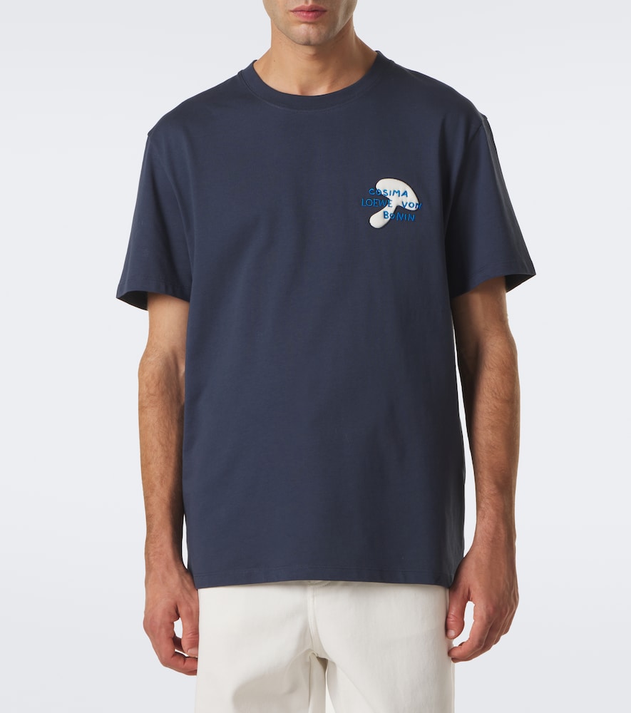 X Cosima Von Bonin Logo Cotton Jersey T-Shirt