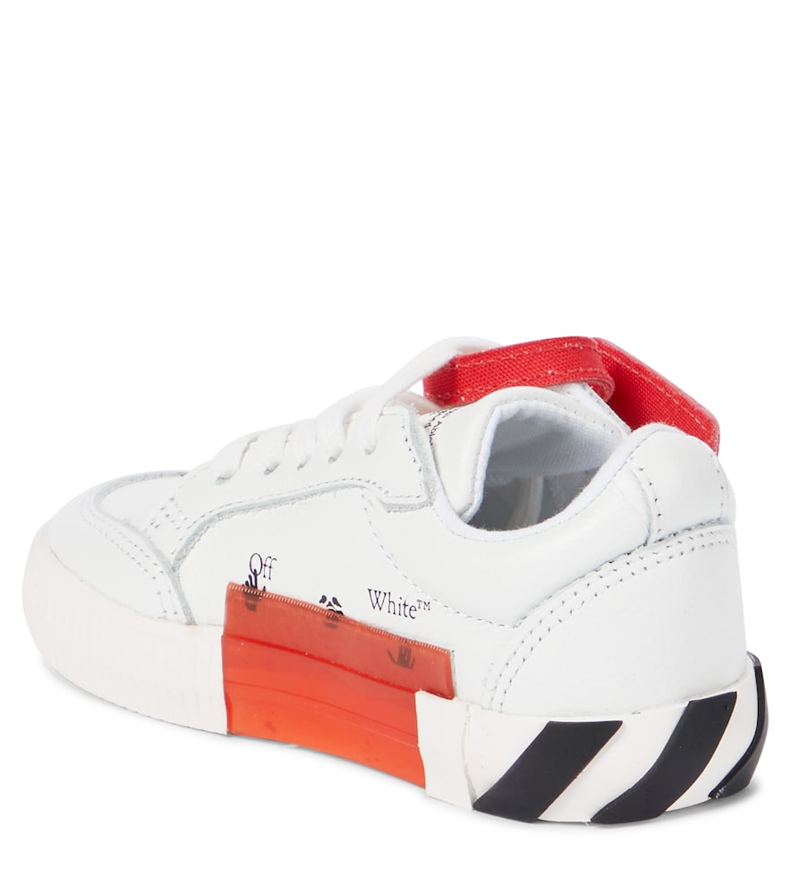  Off-white Kids Off-white Kids Low Vulcanized Leather Sneakers 
