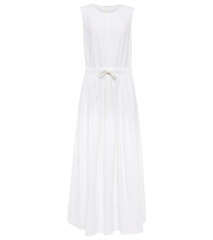 MM6 Maison Margiela Linen and cotton-blend maxi dress