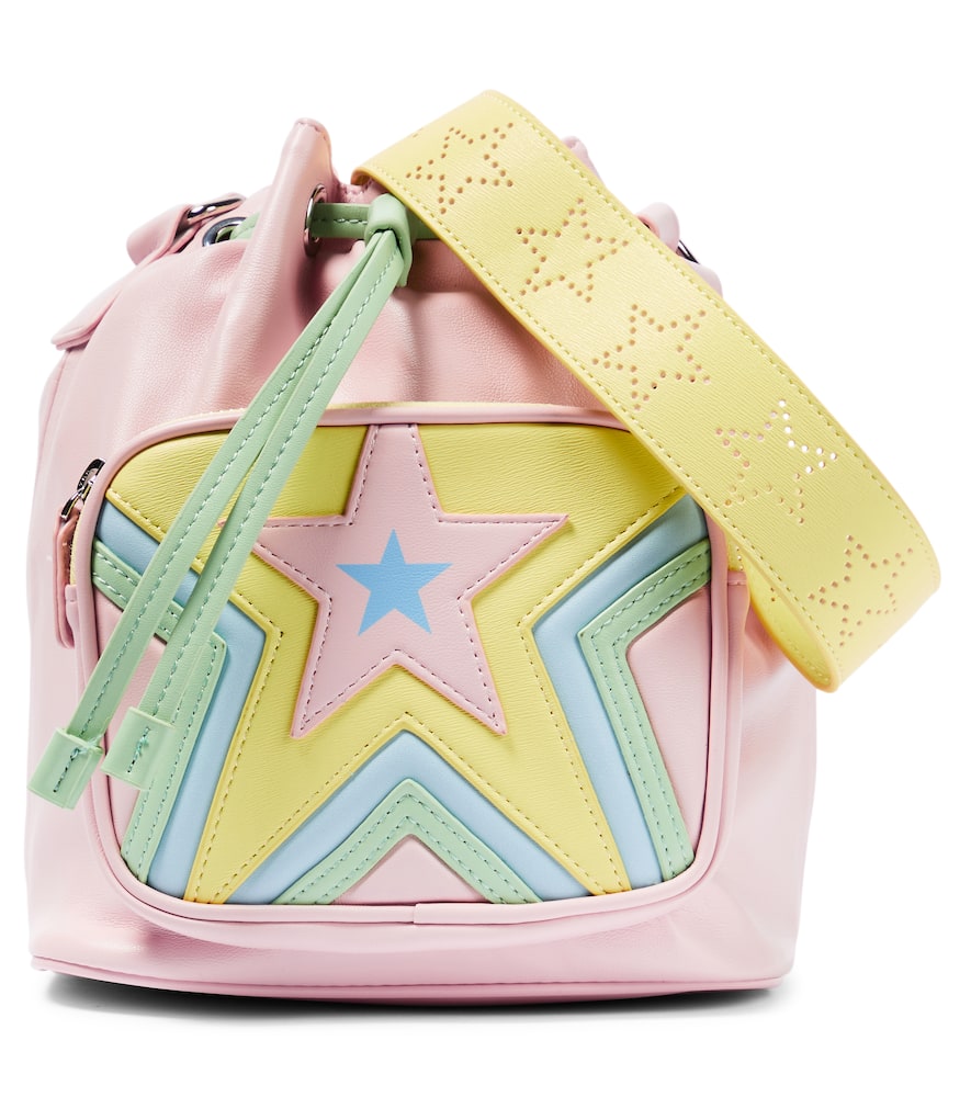 Stella McCartney Kids Faux leather bucket bag