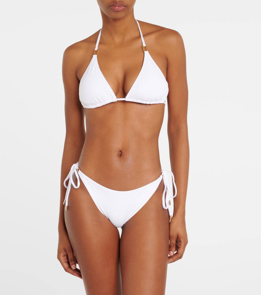 Shop Melissa Odabash Cancun Bikini Bottoms In White