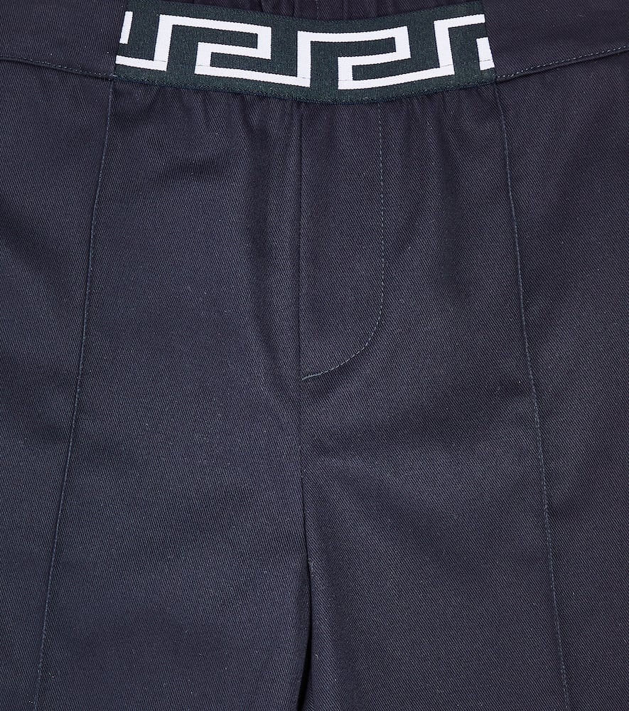 Versace Cotton Shorts In Multi