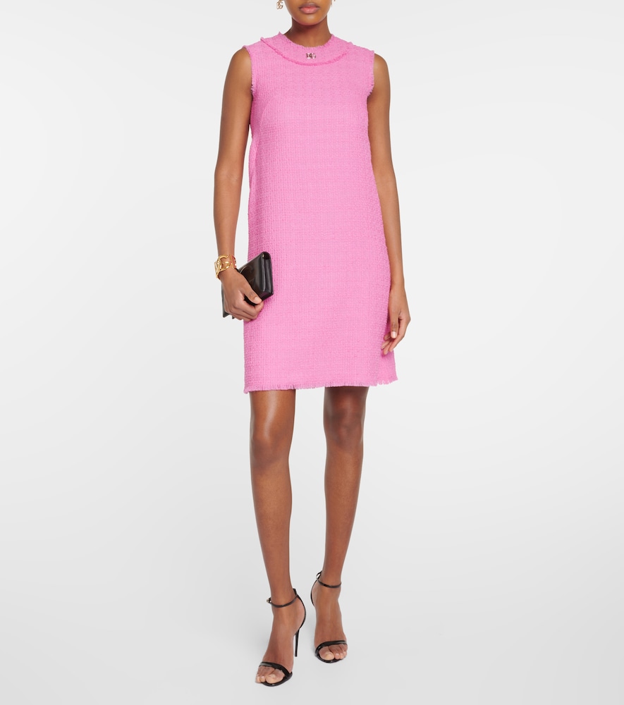Dolce & Gabbana DG tweed minidress