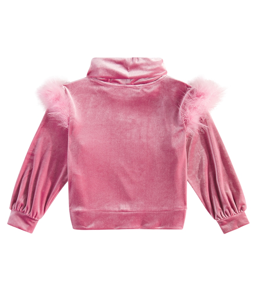  Monnalisa Monnalisa Pullover Mit Federn 