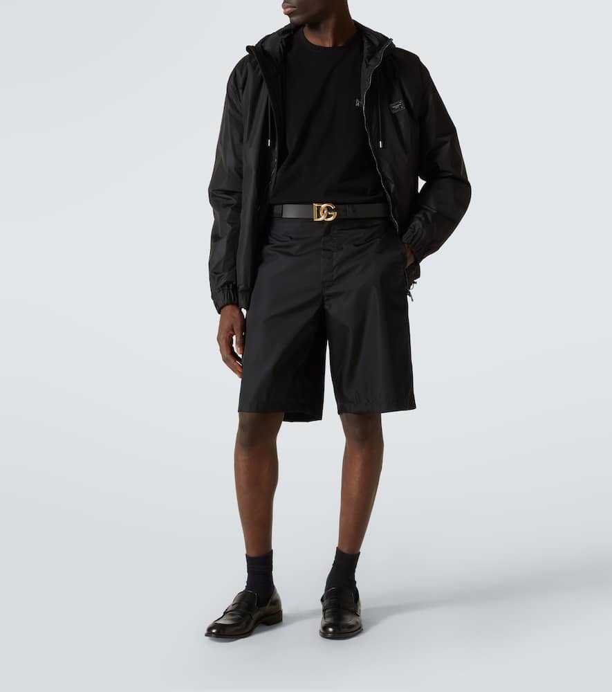 Dolce & Gabbana Logo Piqué T-shirt Black In Black