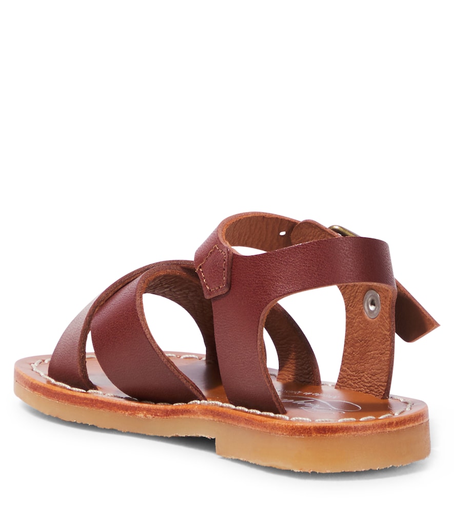  Bonpoint Bonpoint Leather Sandals 