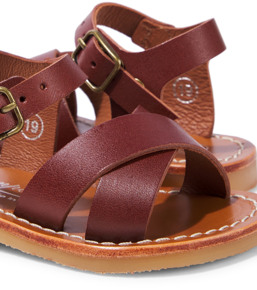  Bonpoint Bonpoint Leather Sandals 