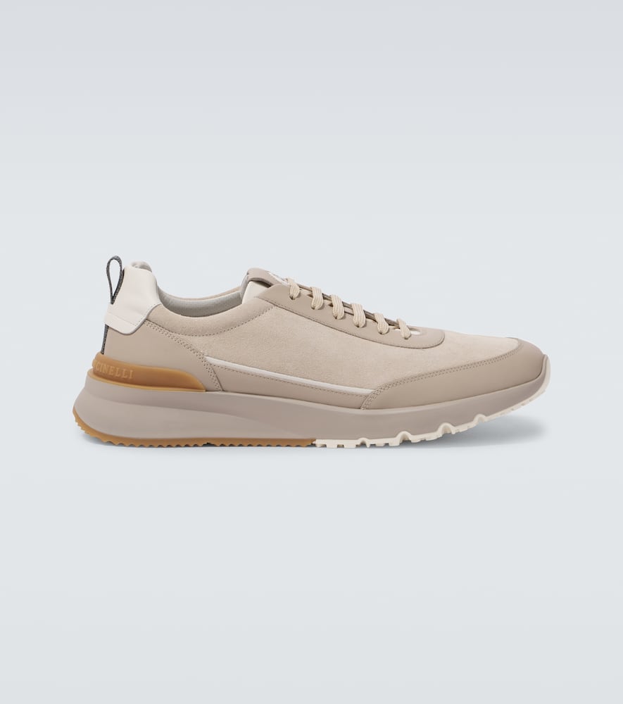 Suede sneakers