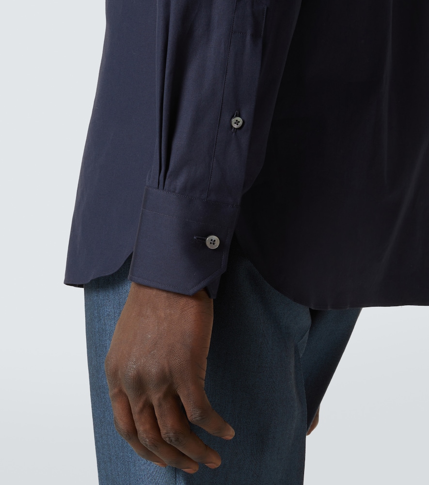  Zegna Zegna Hemd Aus Einem Baumwollgemisch 