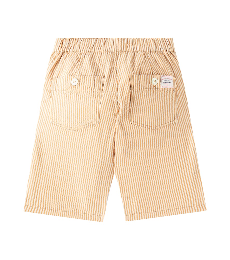  Bonpoint Bonpoint Bermudas Enro De Algodón A Rayas 
