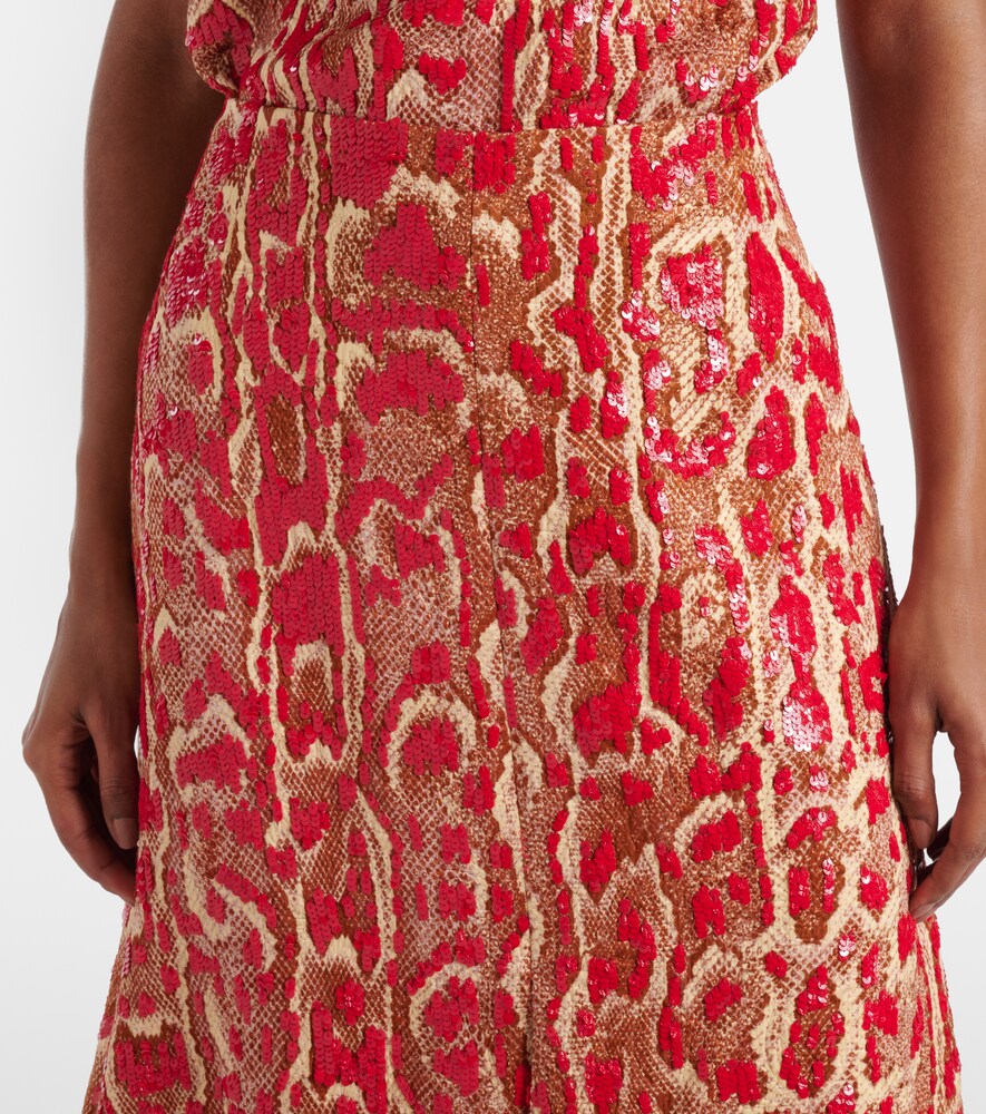  Dries Van Noten Dries Van Noten Shera Sequined Midi Skirt 