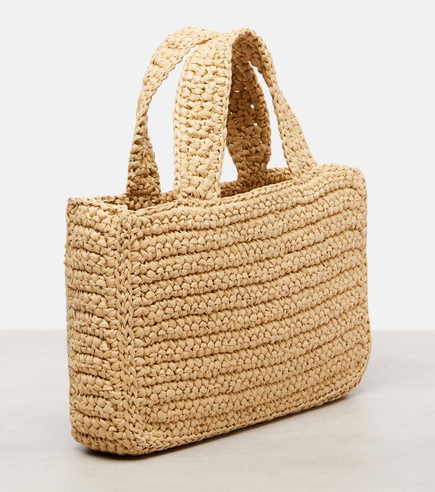 Valentino Large Raffia Viva Superstar Crochet Tote Bag