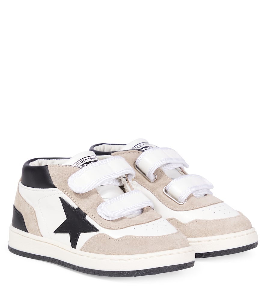Golden Goose June Suede And Leather High-top Sneakers