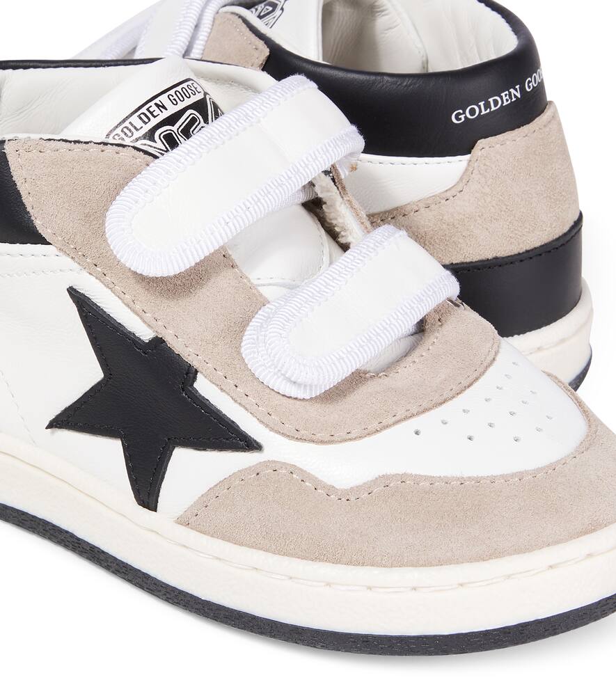 Golden Goose June Suede And Leather High-top Sneakers
