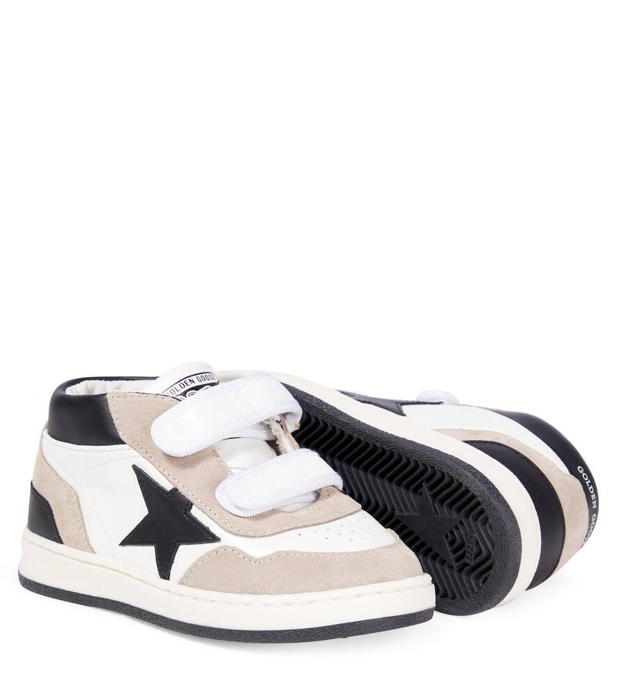 Golden Goose June Suede And Leather High-top Sneakers