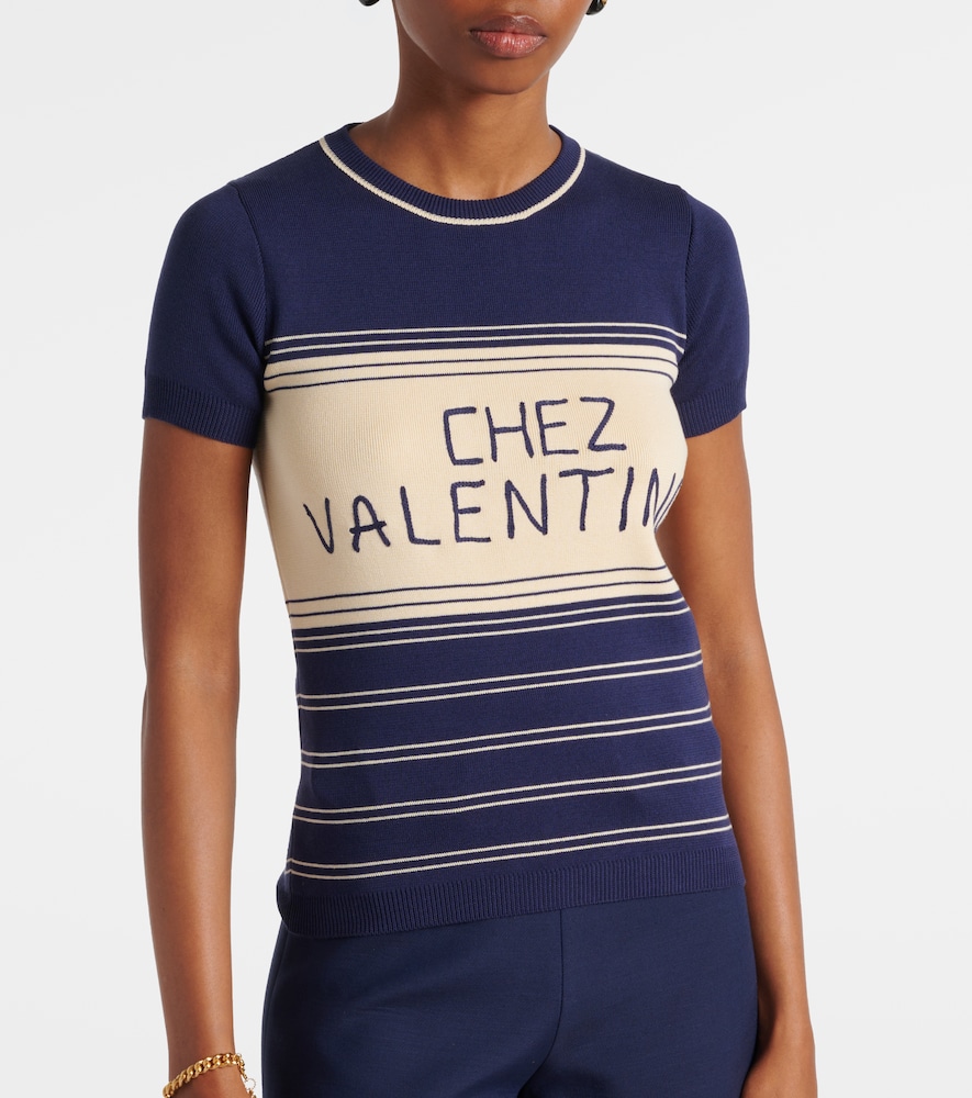  Valentino Valentino T-shirt Chez Valentino Aus Baumwolle 