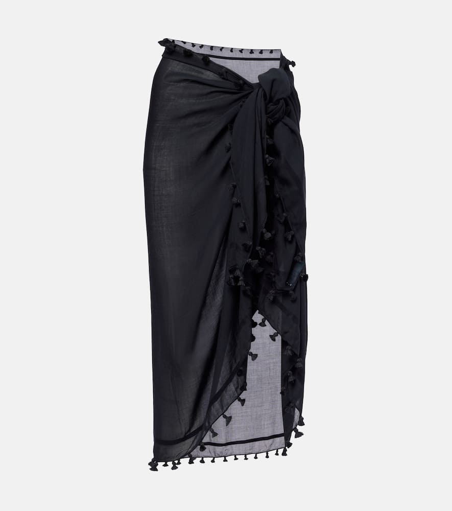 Semi-sheer beach cover-up