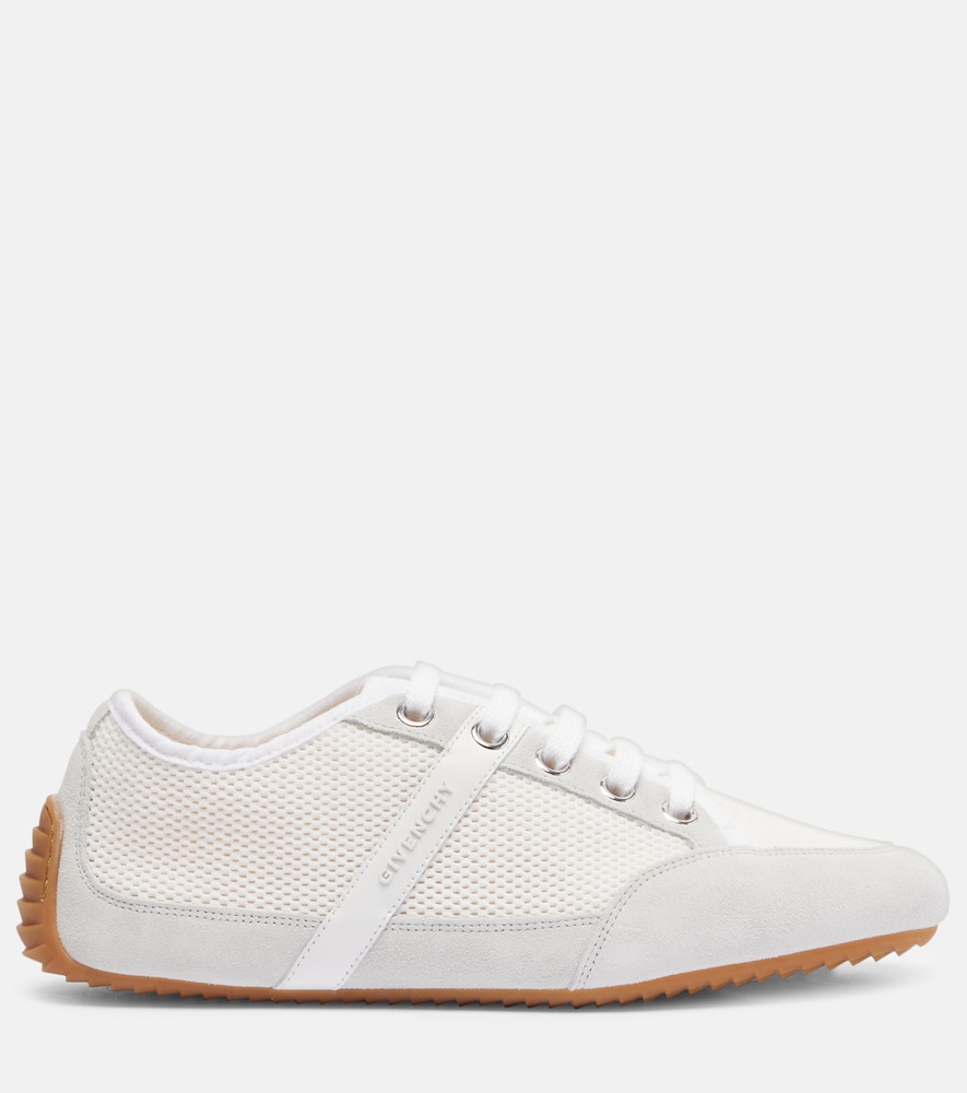  Givenchy Givenchy Slim Suede-trimmed Sneakers 