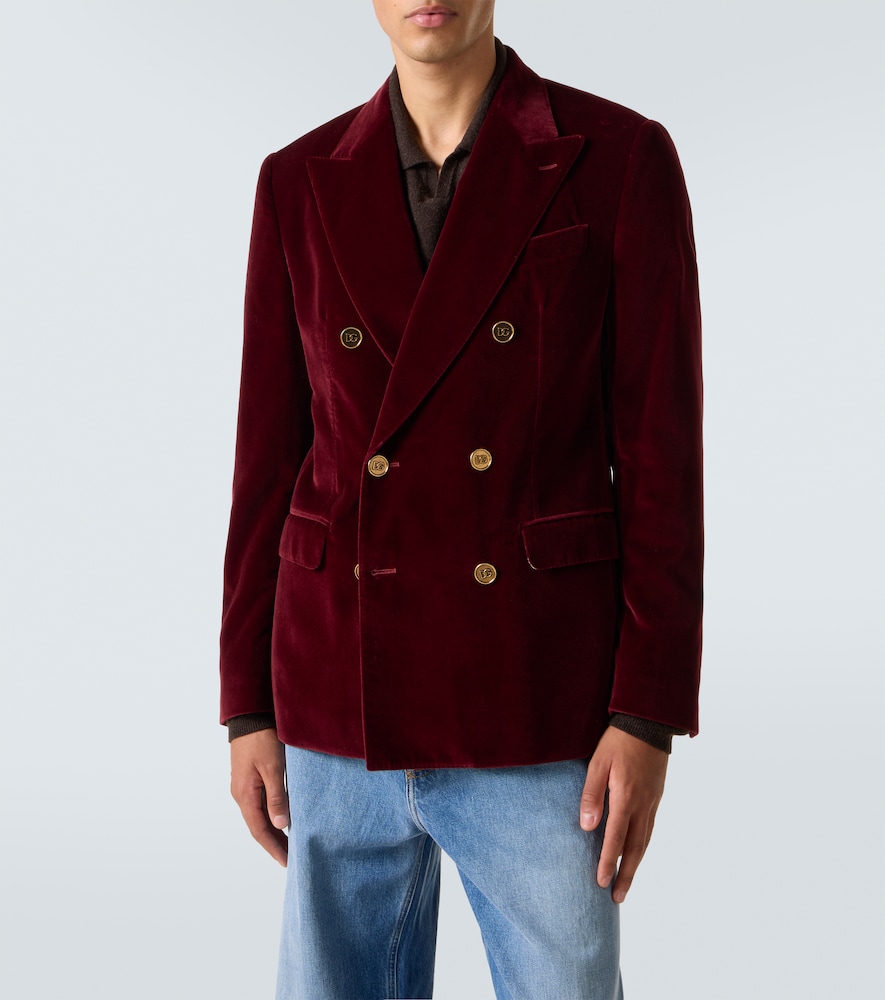  Dolce&gabbana Dolce&gabbana Blazer Sicilia Aus Samt 