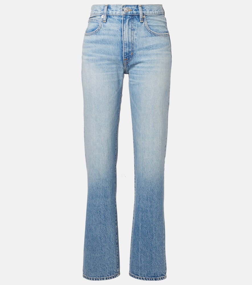 Slvrlake Kendra High-rise Straight Jeans In Blue