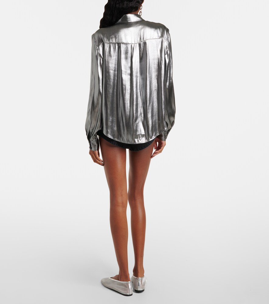  Self-portrait Self-portrait Metallic Shirt 
