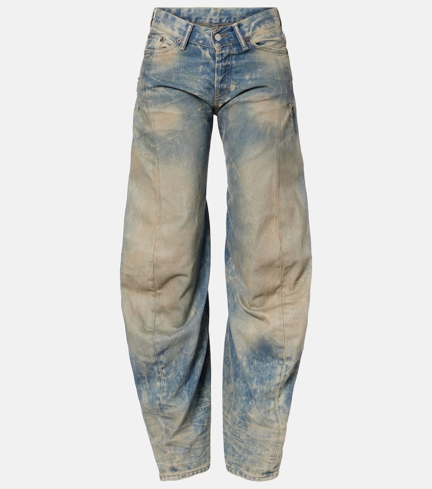 2006F low-rise wide-leg jeans
