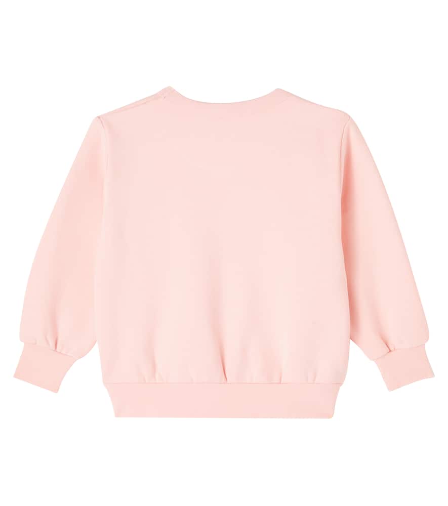 Tinycottons Walk Printed Cotton Jersey Sweatshirt In Pink