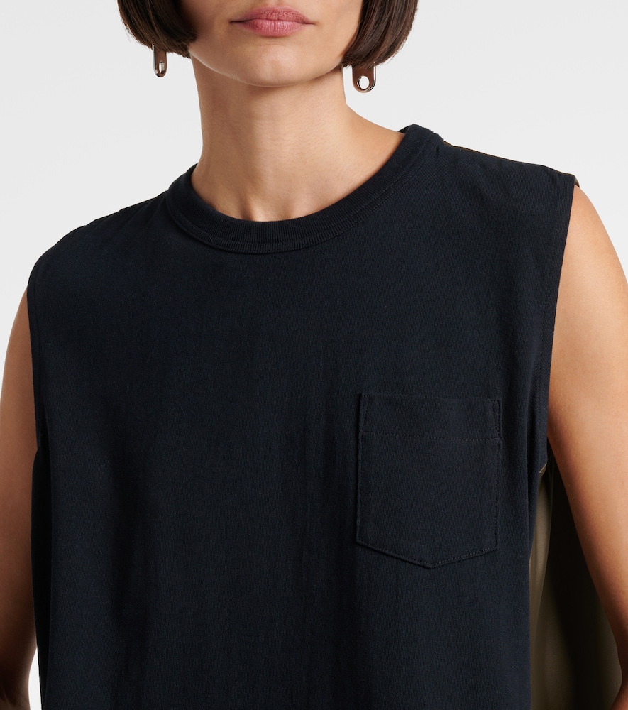  Sacai Sacai Paneled Minidress 