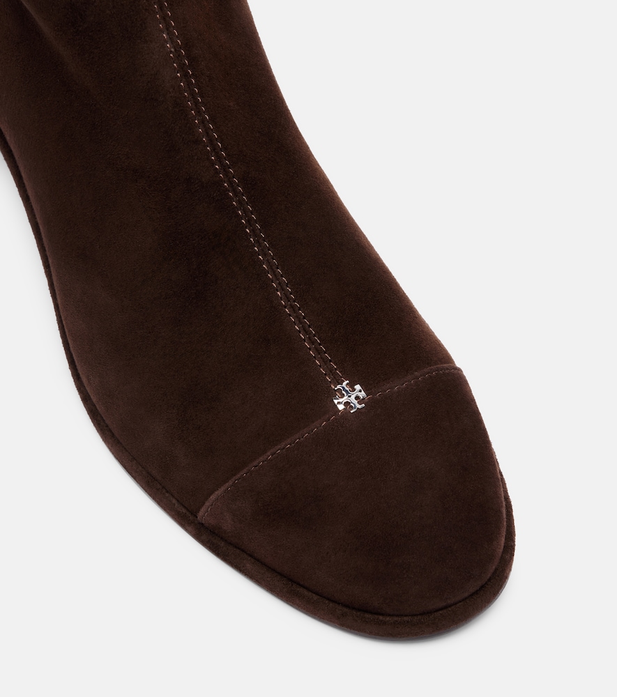  Tory Burch Tory Burch Cap-toe 55 Suede Knee-high Boots 