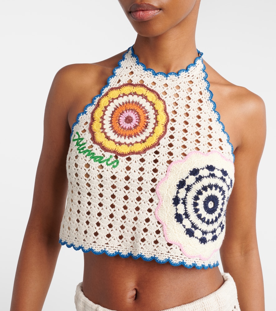  Alemais Alémais Besticktes Cropped-top Elma Aus Häkelstrick 