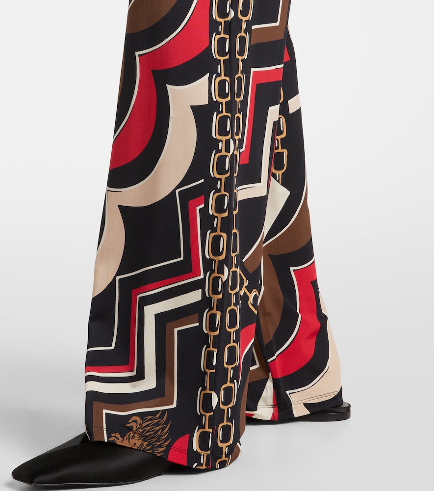  Pucci Pucci Printed Jersey Satin Straight Pants 