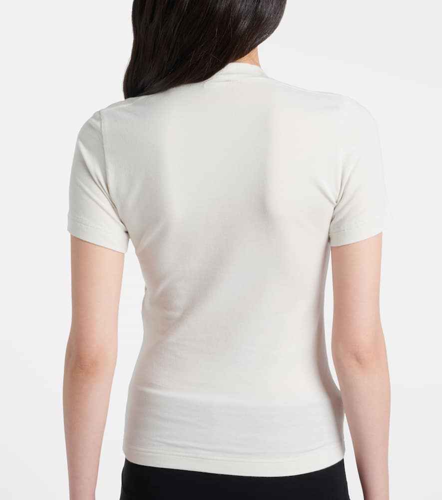 Balenciaga 3b Sports Icon Cotton-blend Jersey T-shirt In Neutral