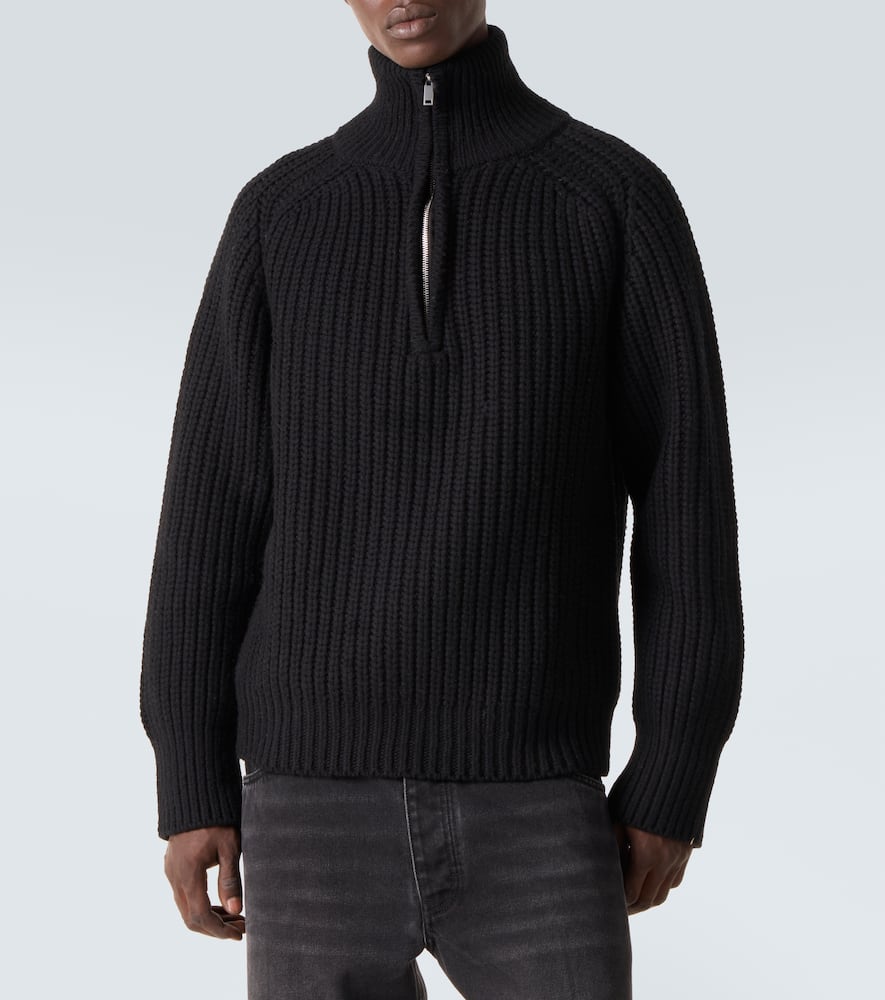 Studio Nicholson X Aaron Levine Bristol Virgin Wool Sweater In Black