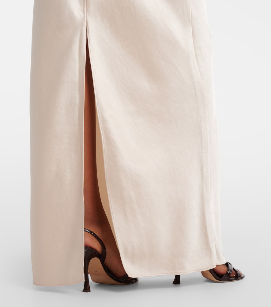  Vince Vince Satin Maxi Skirt 