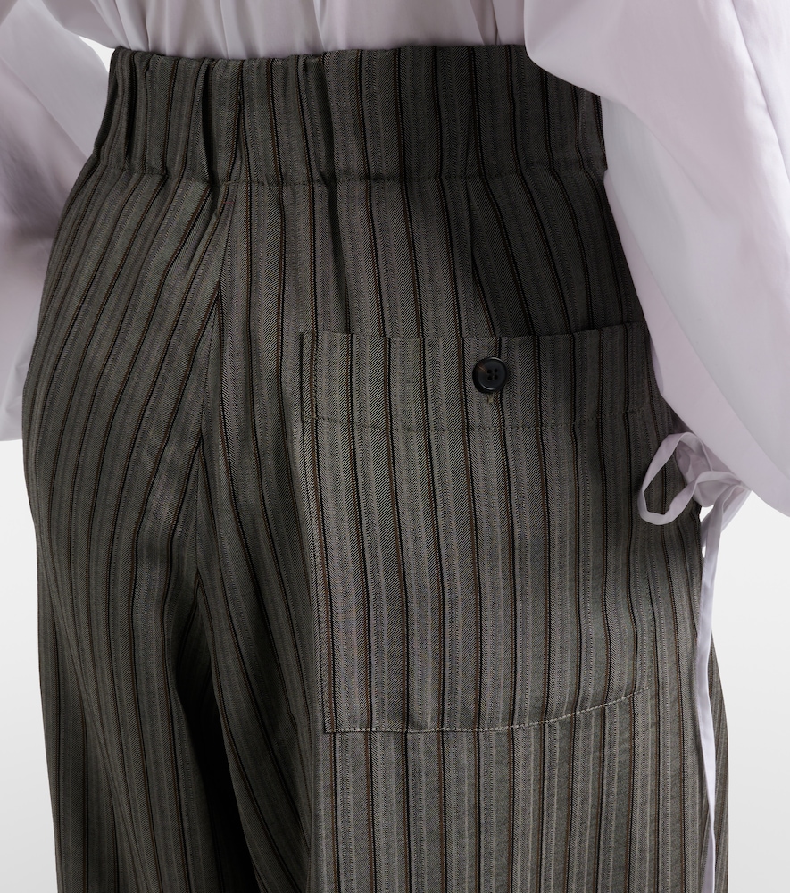  Dries Van Noten Dries Van Noten Striped Wide-leg Pants 