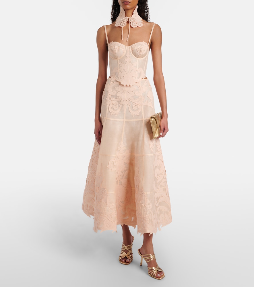 Zimmermann Rebellion Filigree bustier and choker set
