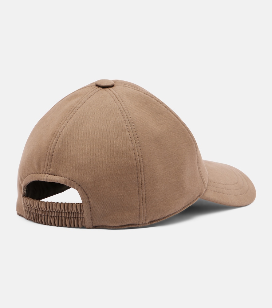  The Row The Row Caspian Cotton And Cashmere Canvas Baseball Cap 