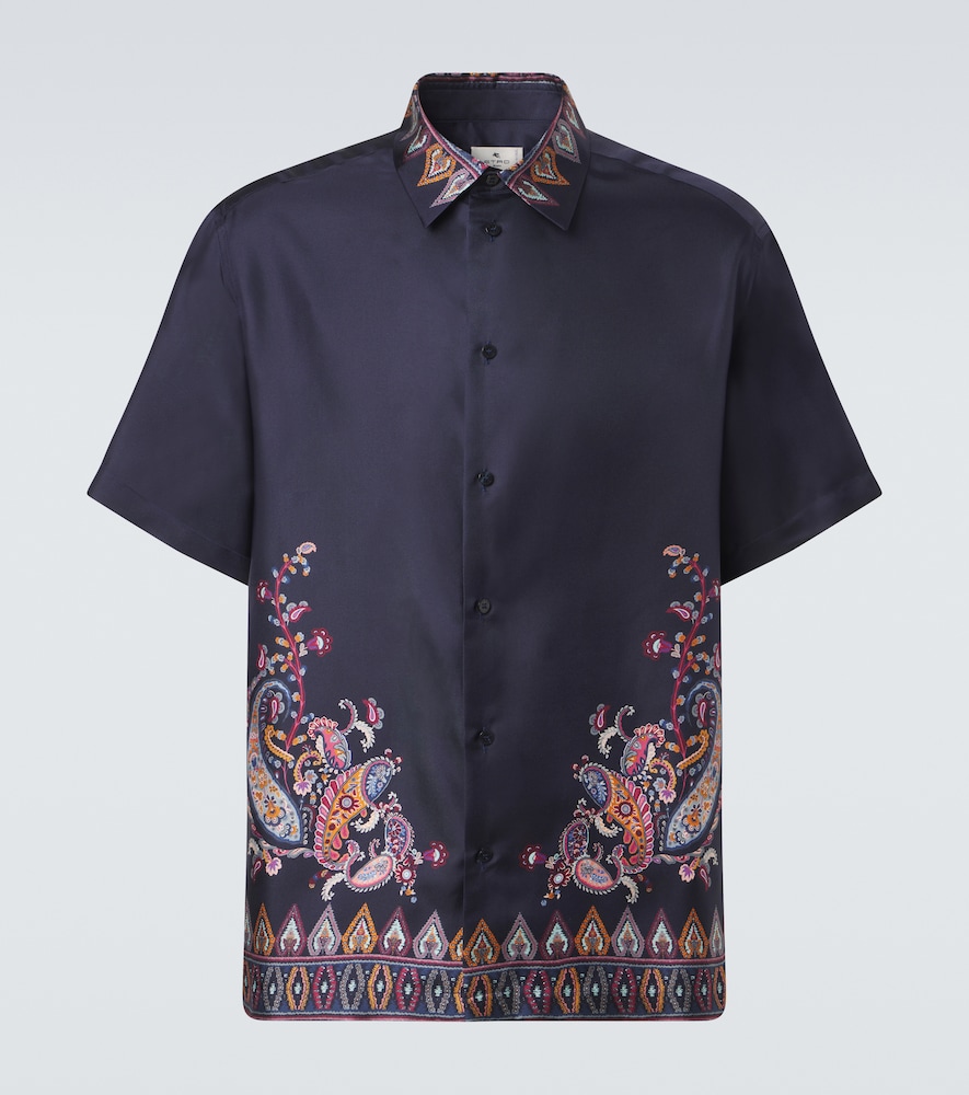 Etro Chemise en soie motif cachemire 495 €