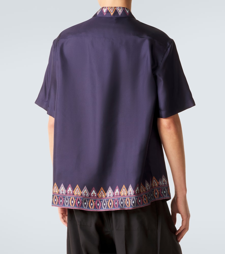  Etro Etro Bedrucktes Hemd Aus Seide 
