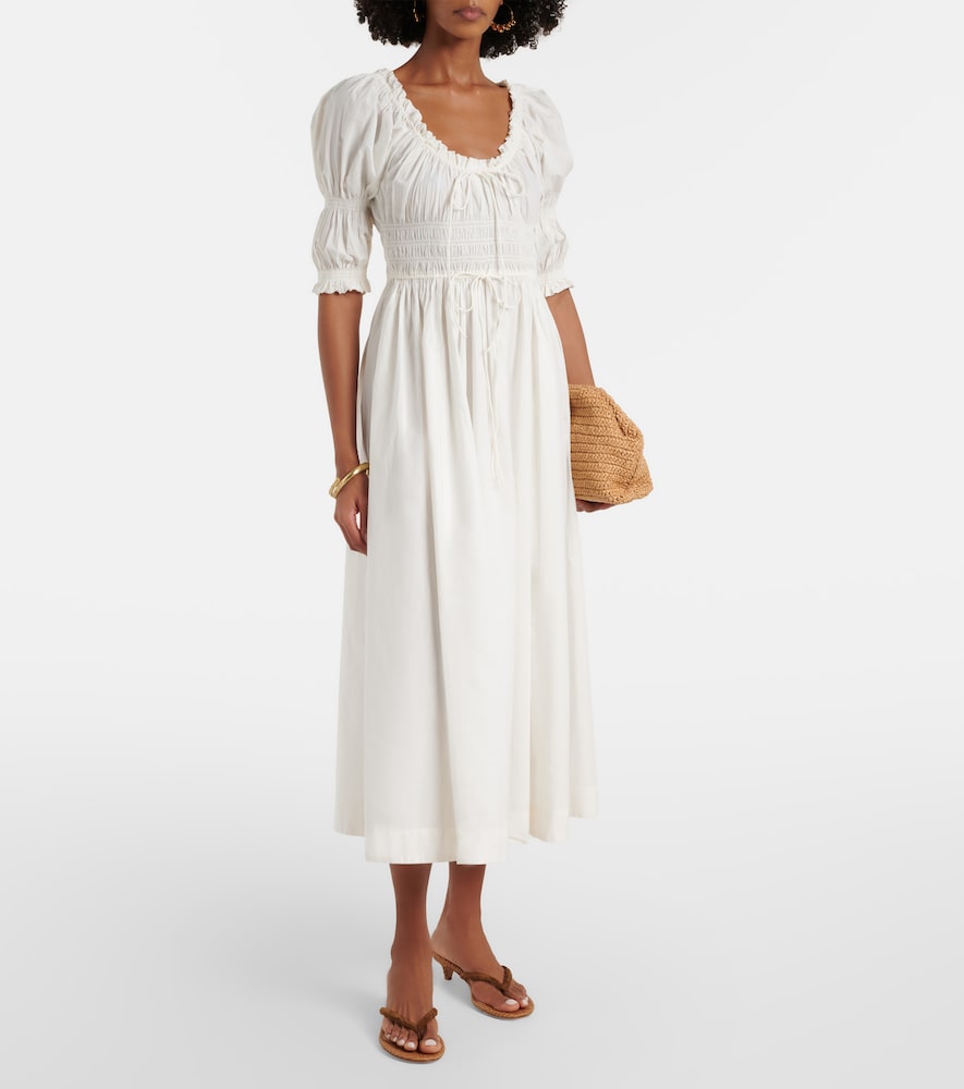  Doen Dôen Vestido Midi De Algodón 