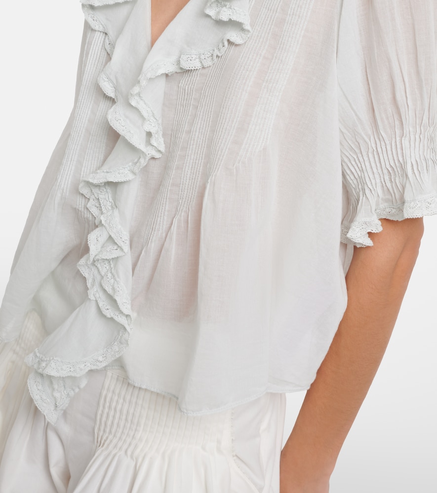  Doen Doen Embroidered Cotton Shirt 